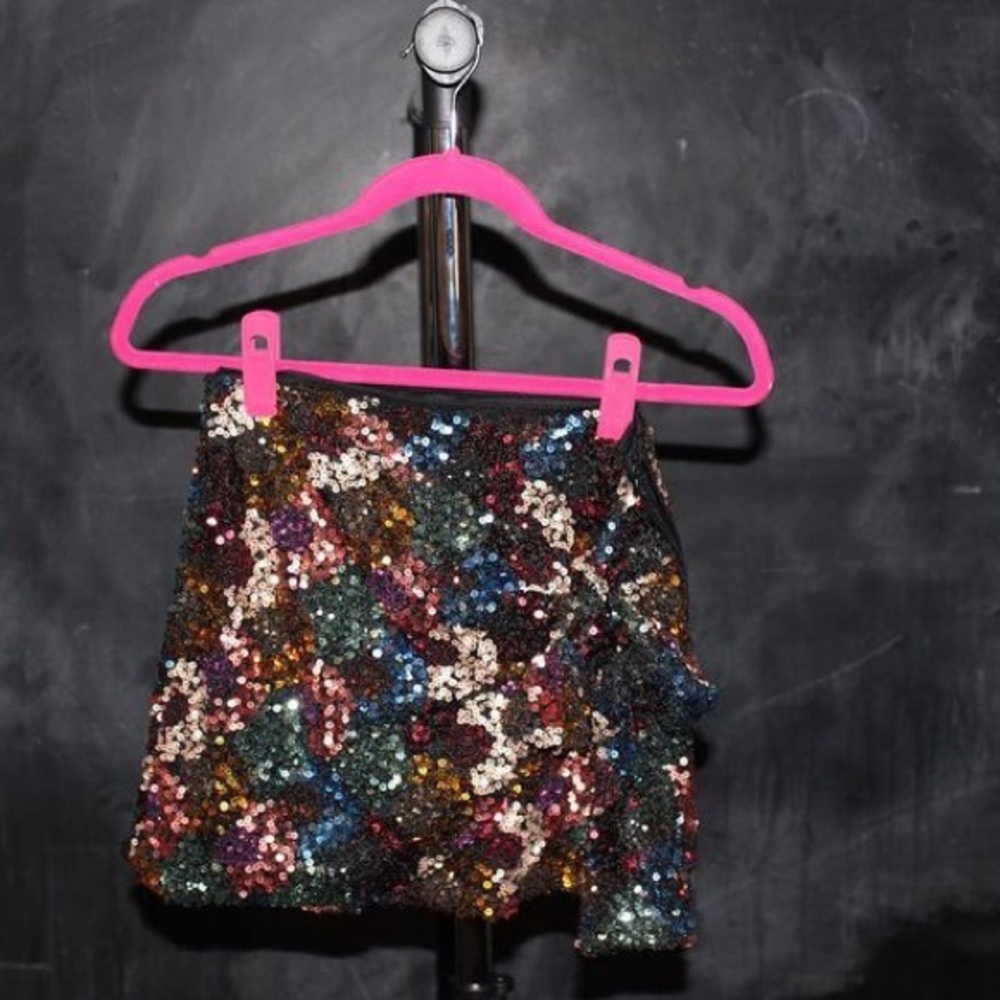 Sequin Rainbow Skort